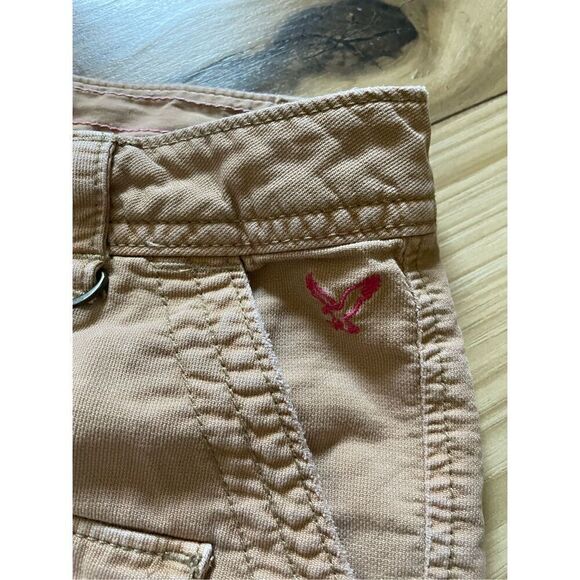 American Eagle Women's Tan and Pink Shorts S - Picture 3 of 8
